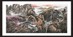 大厅山水画 