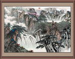 山水风景画 