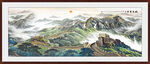 长城国画山水装饰长城雄风