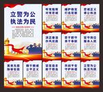 公安局展板