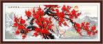 梅花客厅画 梅花装饰画