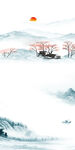 简约 高清山水玄关 Tif分层