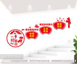 三农楼梯文化墙