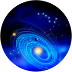 圆形星空吊顶