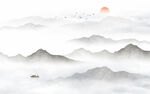 中式山水画