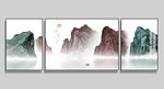 新中式水墨山水画