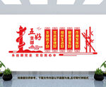 五好党支部文化墙