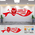 石榴籽精神党建文化墙