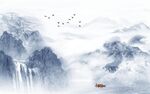 新中式背景墙