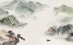 现代 最新中式山水 Tif分层