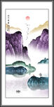 水墨山水画