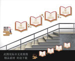 阅读楼道文化墙