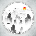 水墨画