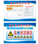 塔吊作业公示牌