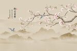 花鸟背景墙