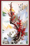 国画梅花