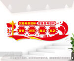 政府机关文化墙
