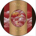 圆形装饰画  