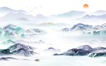 高雅 简约最新山水 tif分层