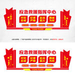 应急救援指挥中心文化墙