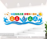 水是生命之源公益标语文化墙图片