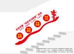 党史学习楼梯文化墙