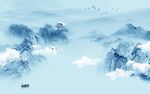 简约 中式客厅山水 TIf分层