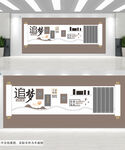 公司发展历程企业文化墙背景板