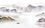大气 新款客厅山水 TIf分层
