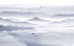 抽象山水画