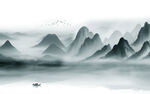 新中式山水画