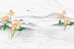 山水荷花