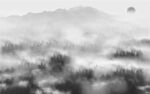 意境水墨山水画