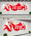 学思想强党性重实践建新功文化墙