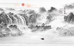 新中式写意山水画