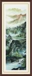 国画山水风景山水画