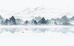 禅意山水画