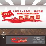 生命至上安全发展安全生产文化墙