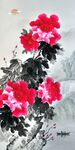 写意牡丹画