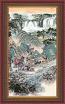 山水风景画 