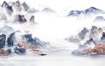 新传 中式简约山水 TIf分层