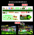 超市蔬果地堆立体美陈设计