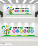 文明社区文化墙