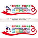 企业办公室文化墙