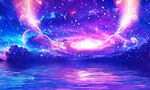 璀璨绚丽星空星河