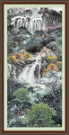竖幅风景画