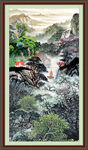 玄关山水画 