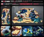 海龟立体画