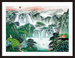 客厅山水画 