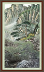 玄关山水画 